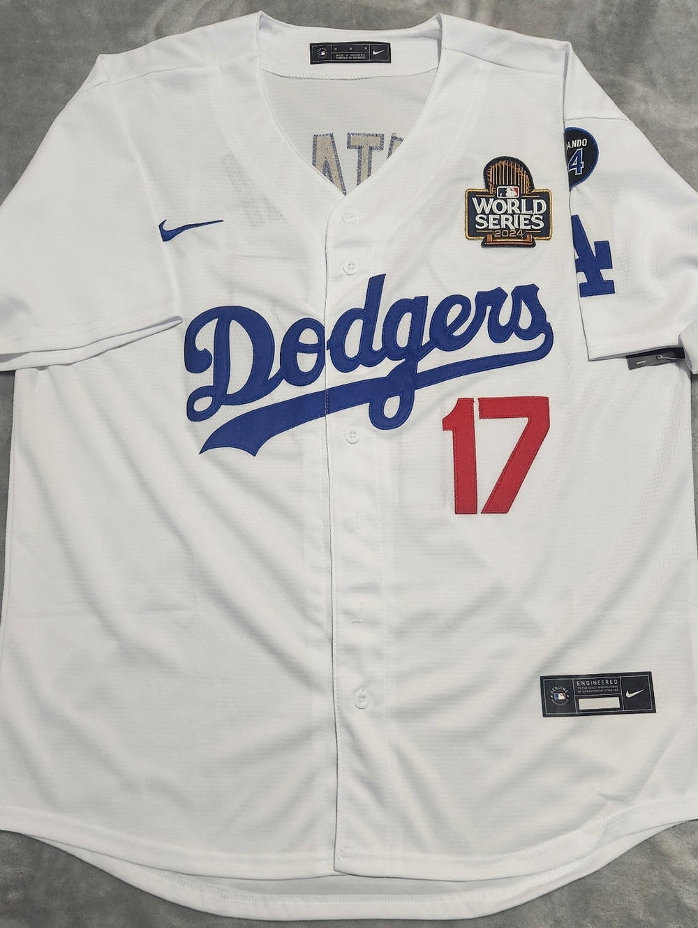 S. Ohtani Dodgers WS 24 Jersey